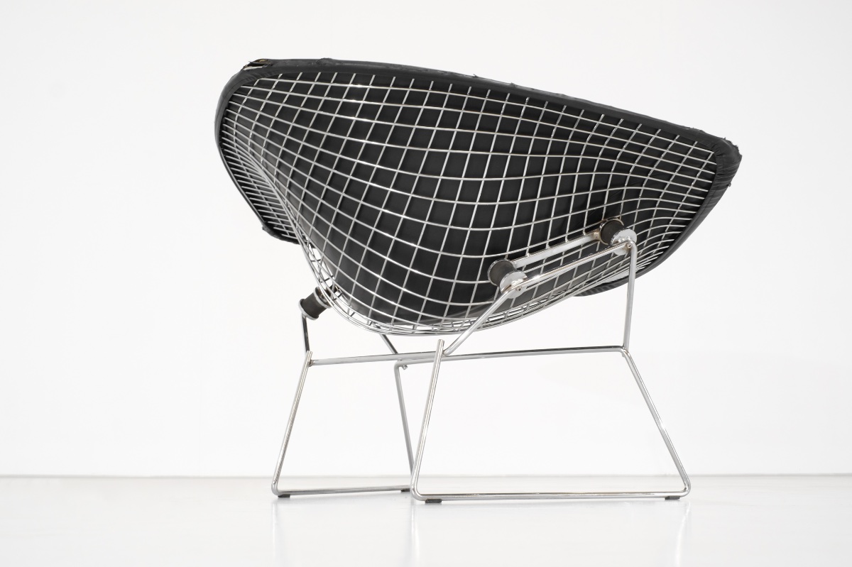Chaise " Large Diamond " de Harry Bertoia pour Knoll, États-Unis 1952.-photo-4