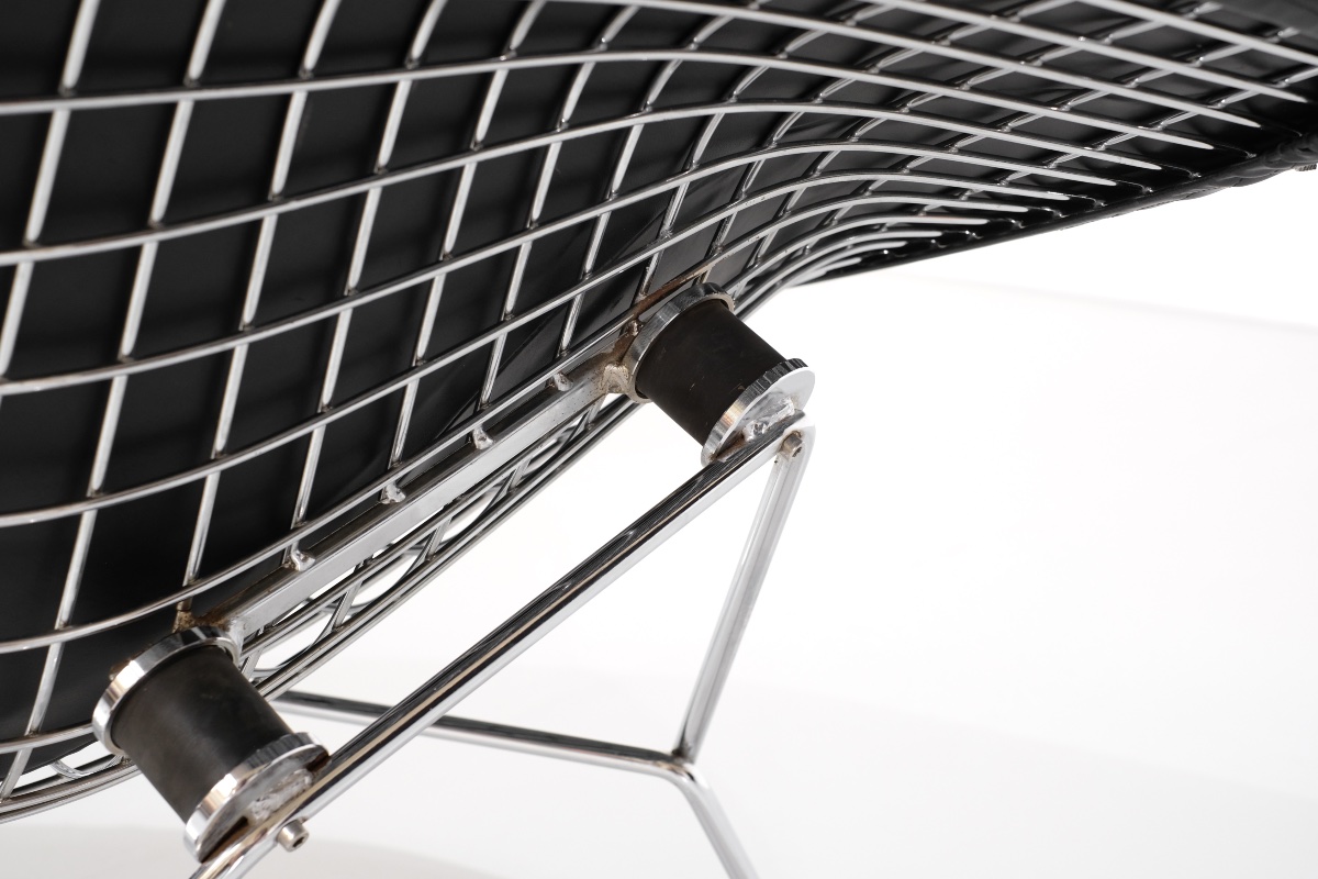 Chaise " Large Diamond " de Harry Bertoia pour Knoll, États-Unis 1952.-photo-7