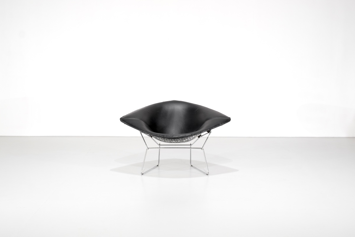 Chaise " Large Diamond " de Harry Bertoia pour Knoll, États-Unis 1952.