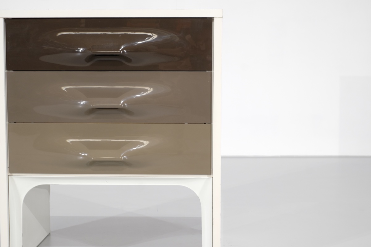 "df2000" Nightstand By Raymond Loewy For Doubinsky Frères, France, 1960s.-photo-3