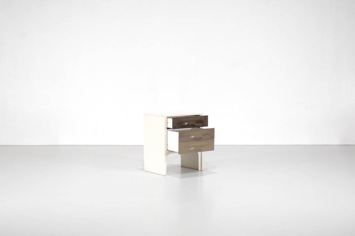"df2000" Nightstand By Raymond Loewy For Doubinsky Frères, France, 1960s.-photo-4