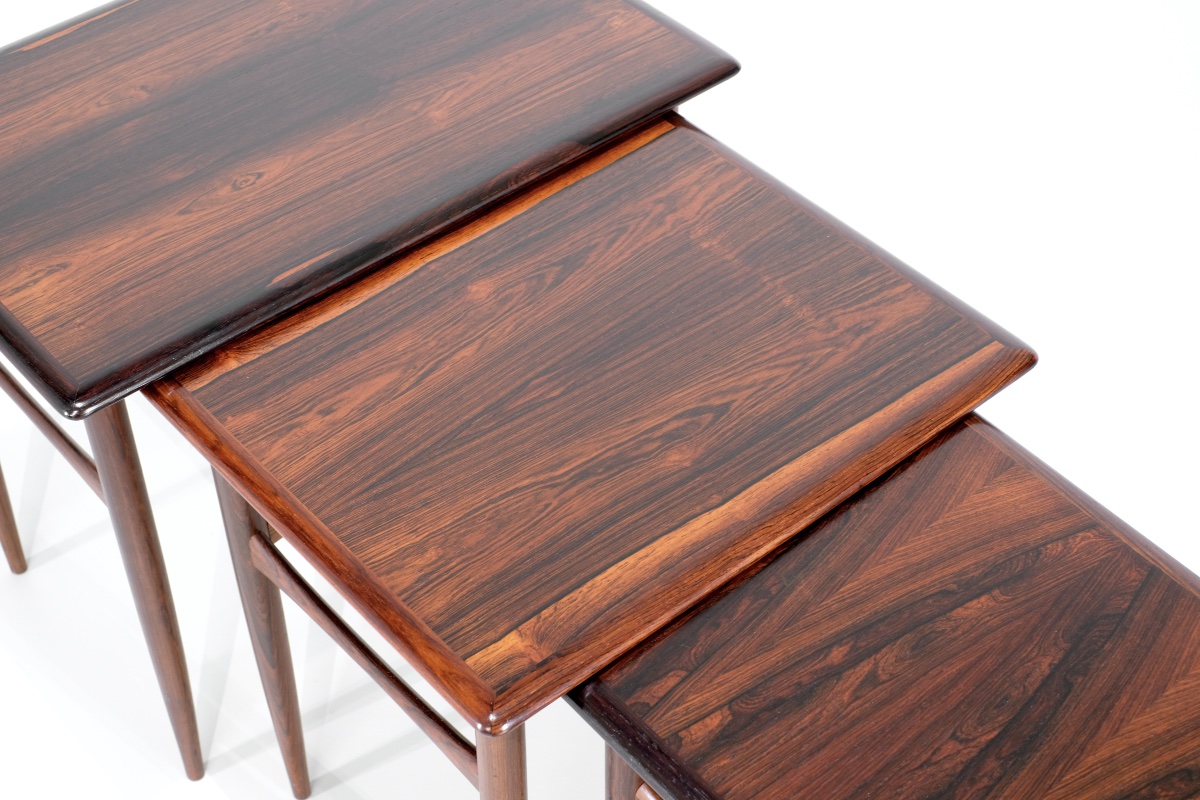 Side Tables Designed By Kai Kristiansen For Skovmand & Andersen, Denmark, 1960s.-photo-2