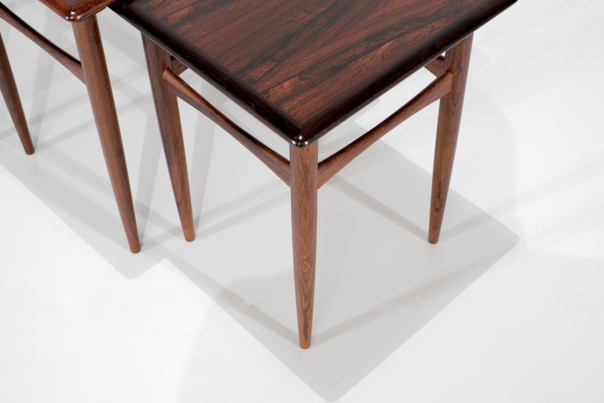 Side Tables Designed By Kai Kristiansen For Skovmand & Andersen, Denmark, 1960s.-photo-5