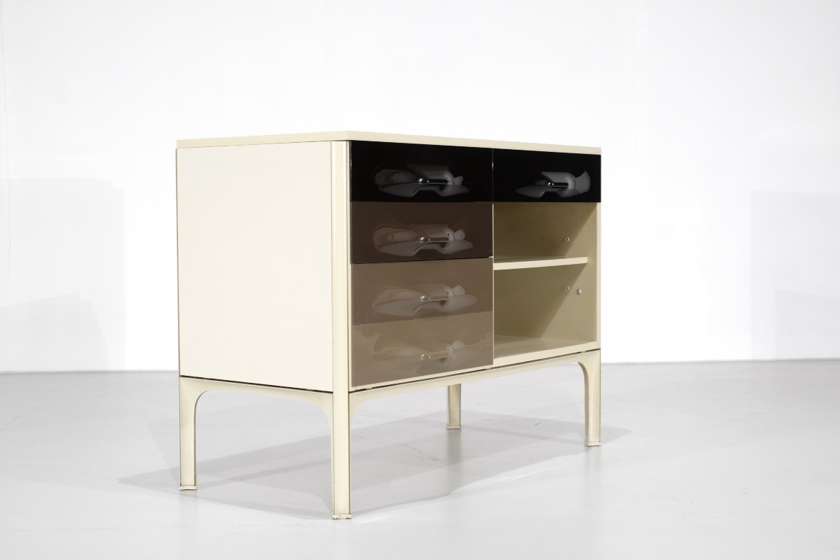 "df2000" Desk Designed By Raymond Loewy For Doubinsky Frères, France, 1960s.-photo-2