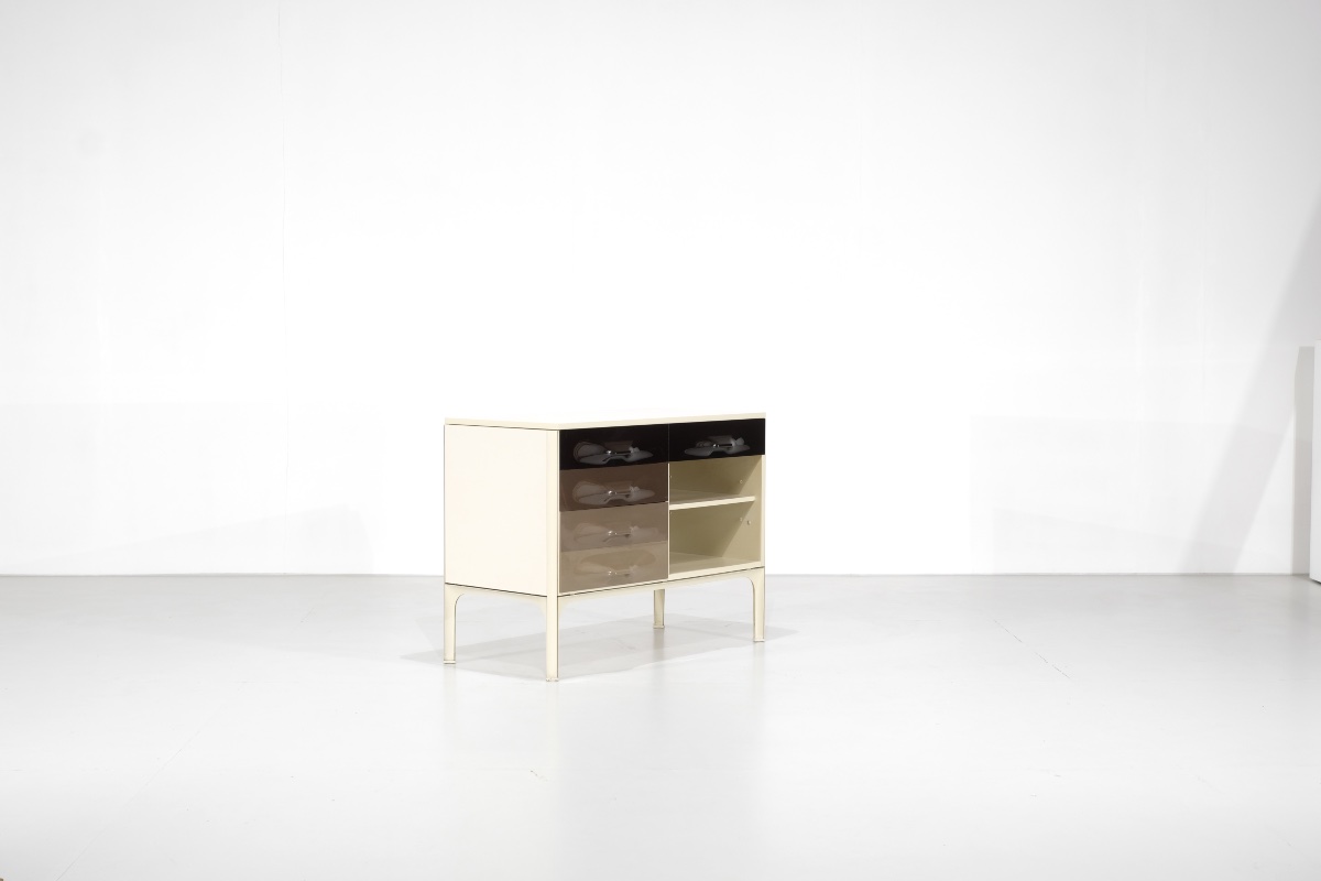 "df2000" Desk Designed By Raymond Loewy For Doubinsky Frères, France, 1960s.-photo-3