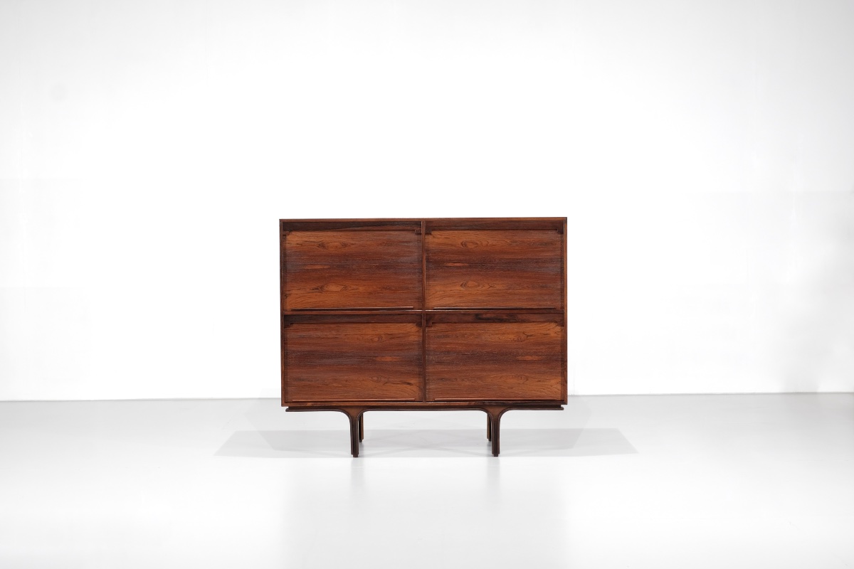 Sideboard, Model 504, Designed By Gianfranco Frattini For Bernini, Italy, 1960s.