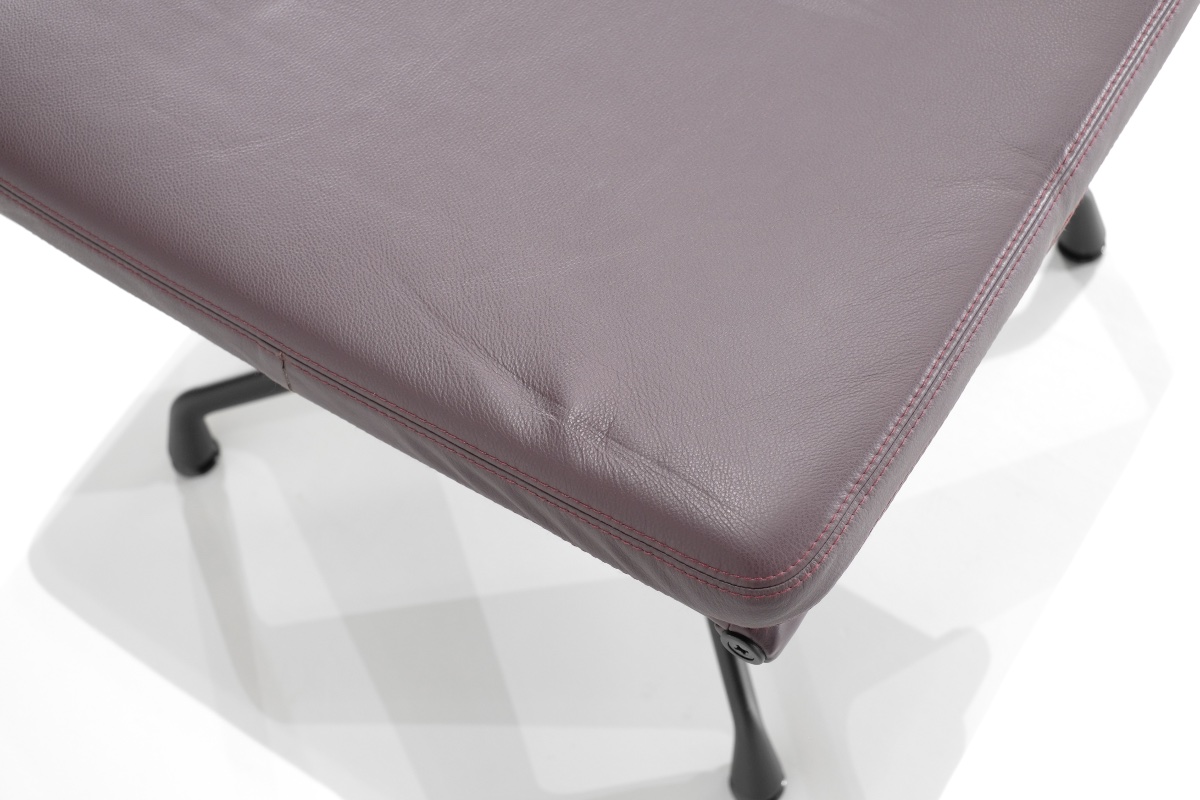 "ea 223" Ottoman Stool Designed By Charles And Ray Eames For Vitra, United States, 1969.-photo-4