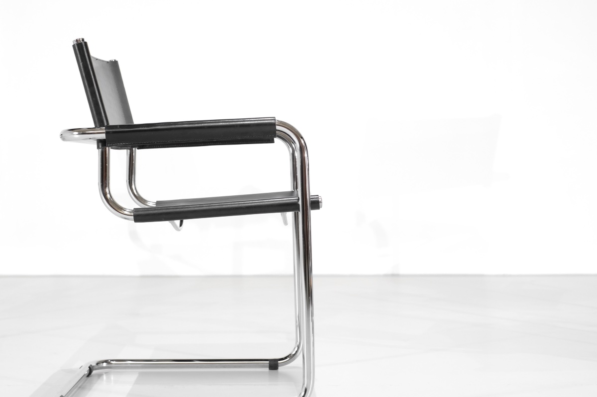"s34" Chairs By Mart Stam And Marcel Breuer For Fasem, Italy, 1980s.-photo-2