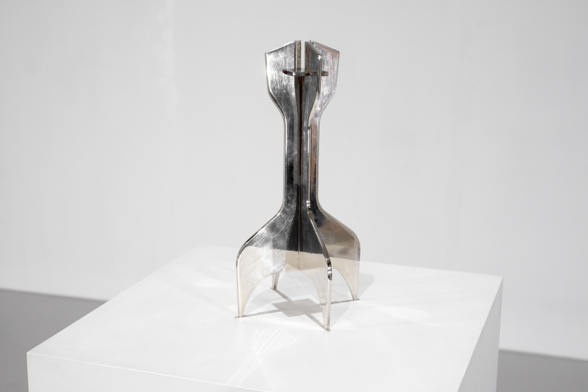 Bougeoir de Marcel Breuer pour Gavina, Italie, années 1960s.-photo-4