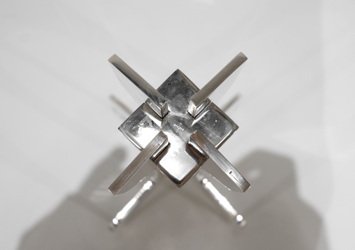 Bougeoir de Marcel Breuer pour Gavina, Italie, années 1960s.-photo-3