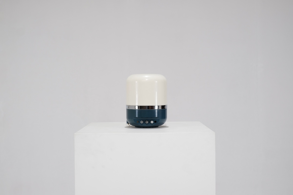 Radio-lampe conçue par Adriano Rampoldi pour Europhon, Italie, années 1970s.-photo-1