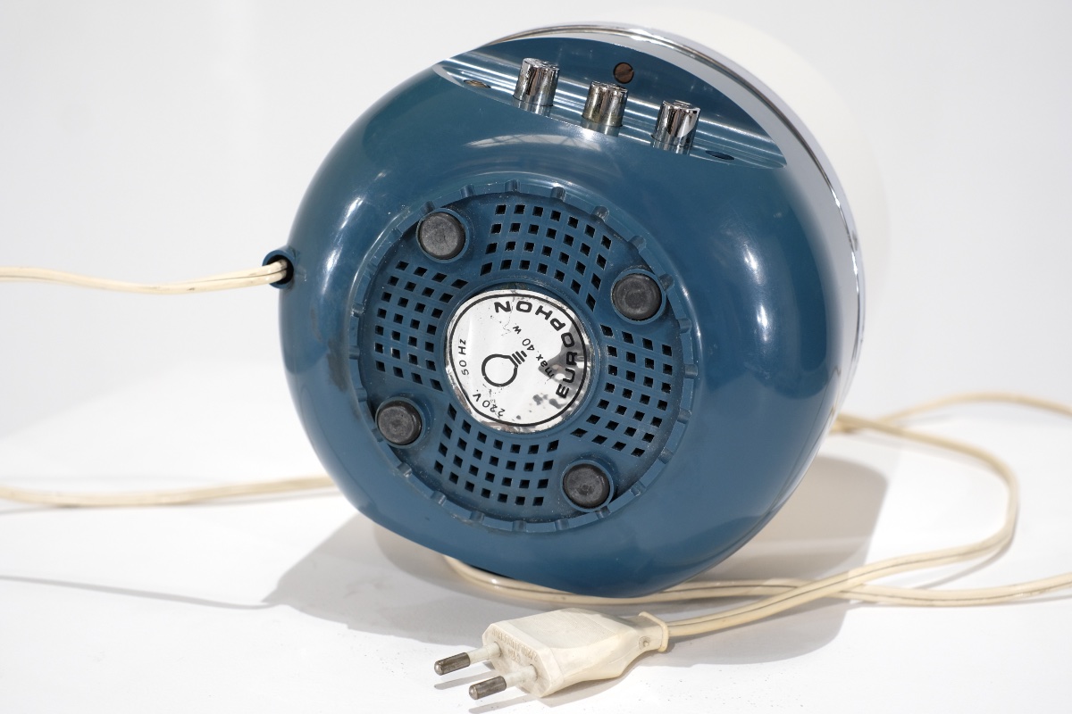 Radio-lampe conçue par Adriano Rampoldi pour Europhon, Italie, années 1970s.-photo-8