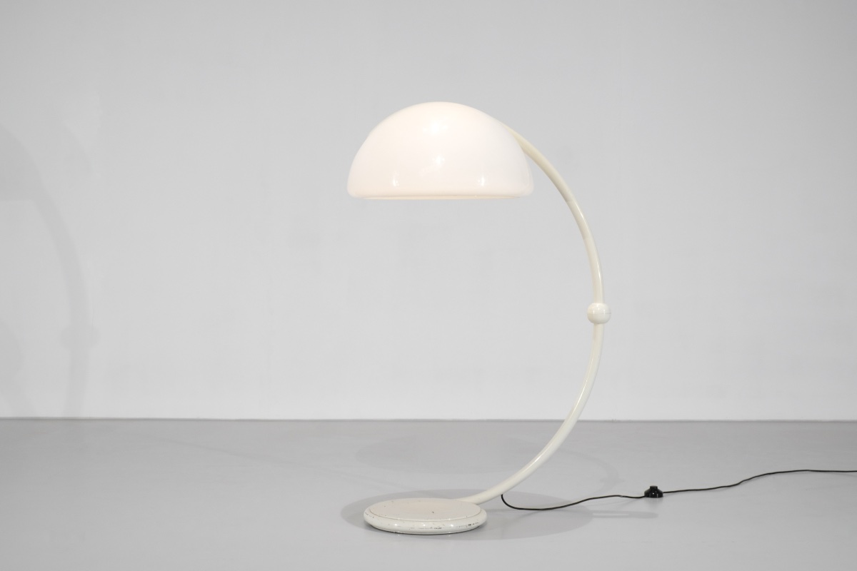 "serpente" Floor Lamp By Martinelli Luce For Martinelli Luce, Italy, 1960s.