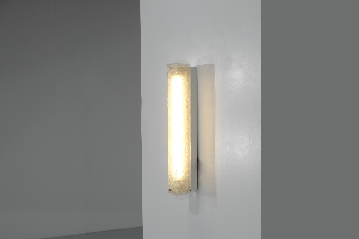 Grande applique murale en verre de Murano, Italie, années 1970s.-photo-8