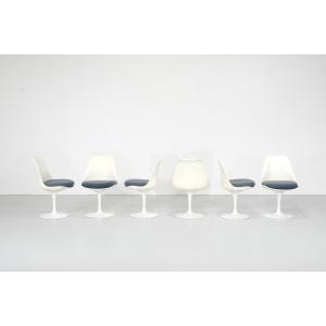 Set Of "tulip" Chairs Designed By Eero Saarinen For Knoll International, Usa, 1957