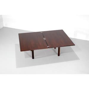 Table à manger modèle " Nibay " par Afra et Tobia Scarpa pour Gavina, Italie 1960s.