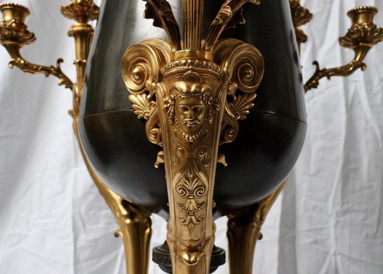 Neo-greek Revivastyle Centerpiece Vase, Attributed To Georges émile Henri Servant (1828-c.1890)-photo-4