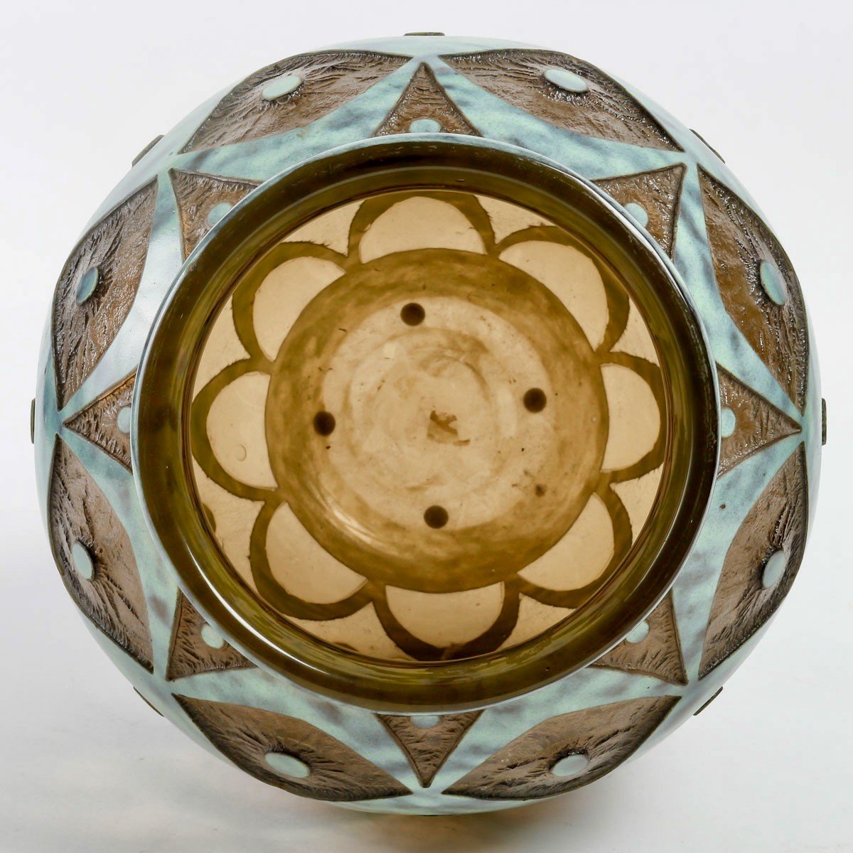 Daum Nancy Vase Ispahan Circa 1923-photo-1