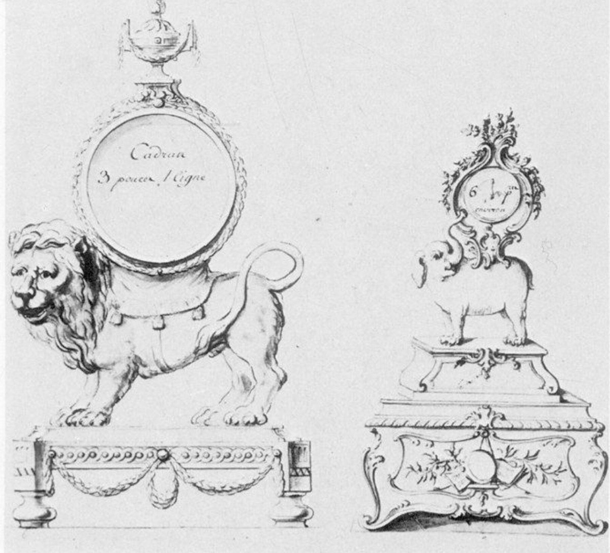 "the Peaceful Lion" A Very Fine Louis XVI Style Clock "au Lion" End Of 19th Century-photo-2