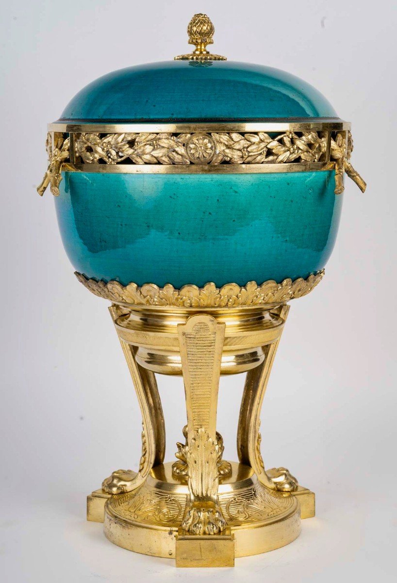 Vase Couvert Pot-pourri XIXème Siècle-photo-4