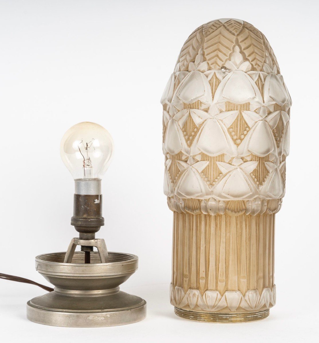Simonet Frères éditeurs And Henri Dieupart, Electric Veilleuse Lamp, Circa 1930-photo-4