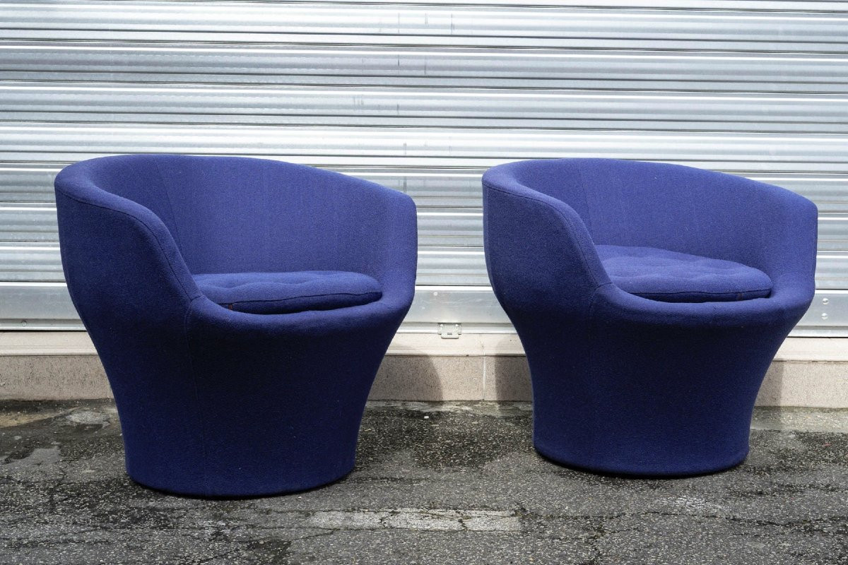 Pierre Guariche (1926-1995) Paire De Fauteuils Vintage Pour Meurop, 1960’s-photo-3