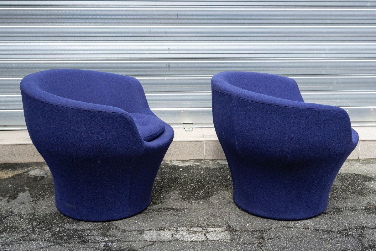 Pierre Guariche (1926-1995) Paire De Fauteuils Vintage Pour Meurop, 1960’s-photo-4