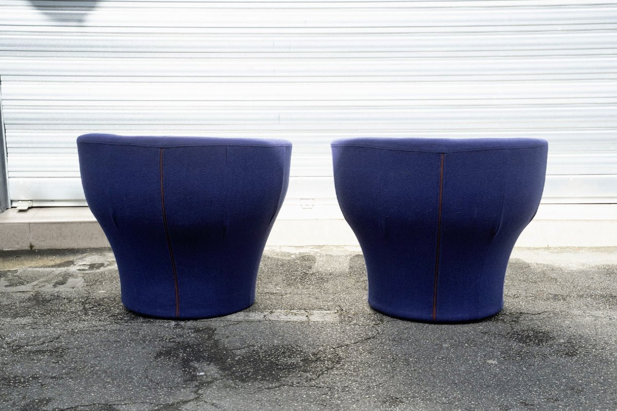 Pierre Guariche (1926-1995) Paire De Fauteuils Vintage Pour Meurop, 1960’s-photo-4