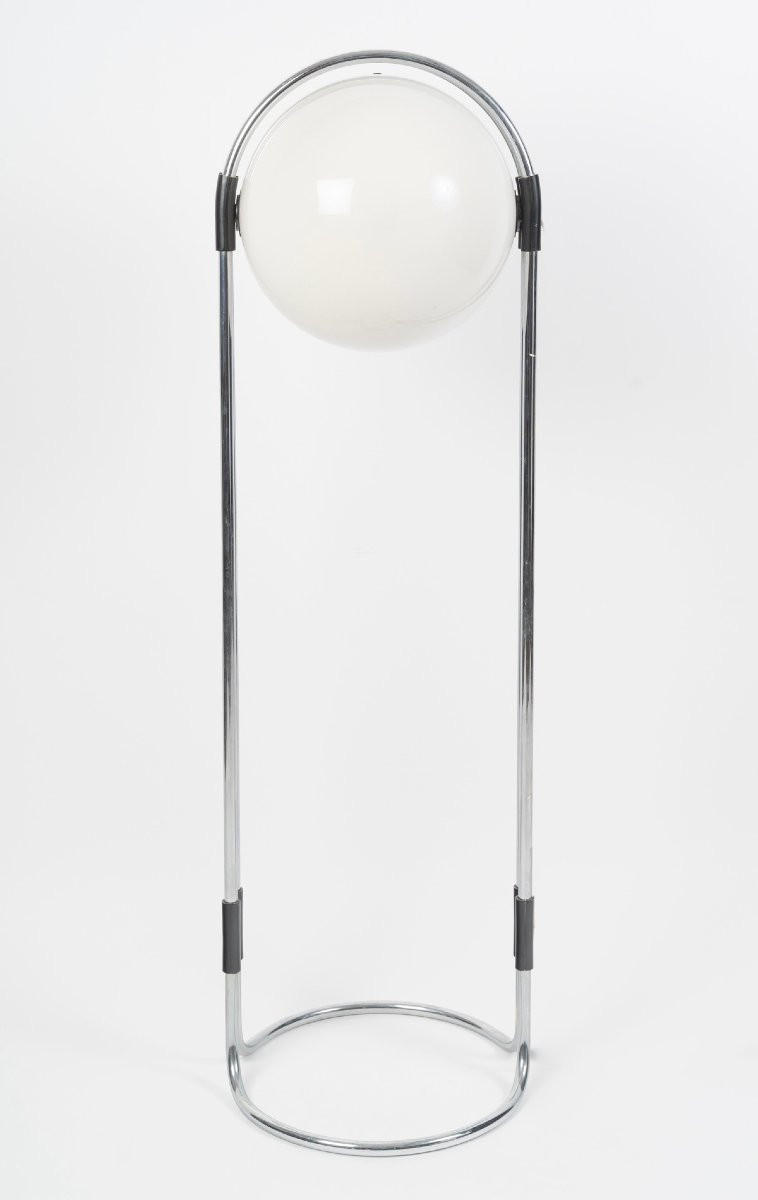 Rare Lampadaire Design Space Age par Andre Ricard pour Metalarte Espagne 1967-photo-3