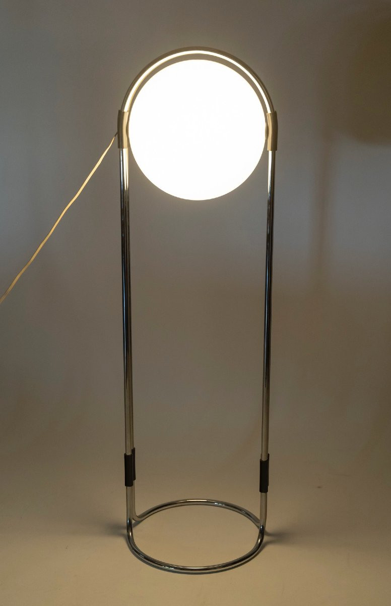 Rare Lampadaire Design Space Age par Andre Ricard pour Metalarte Espagne 1967-photo-6