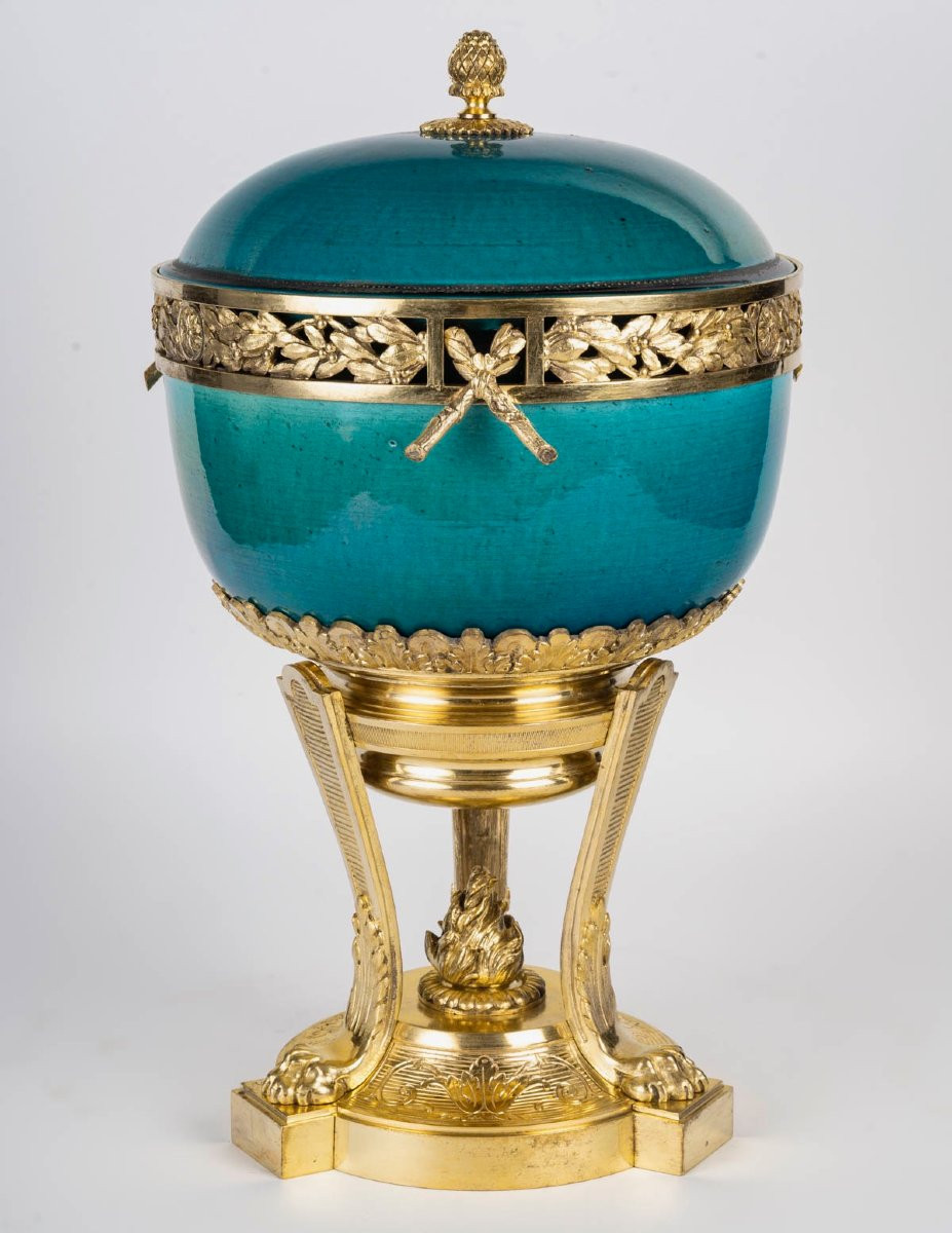 Vase Couvert Pot-Pourri XIXème Siècle-photo-2