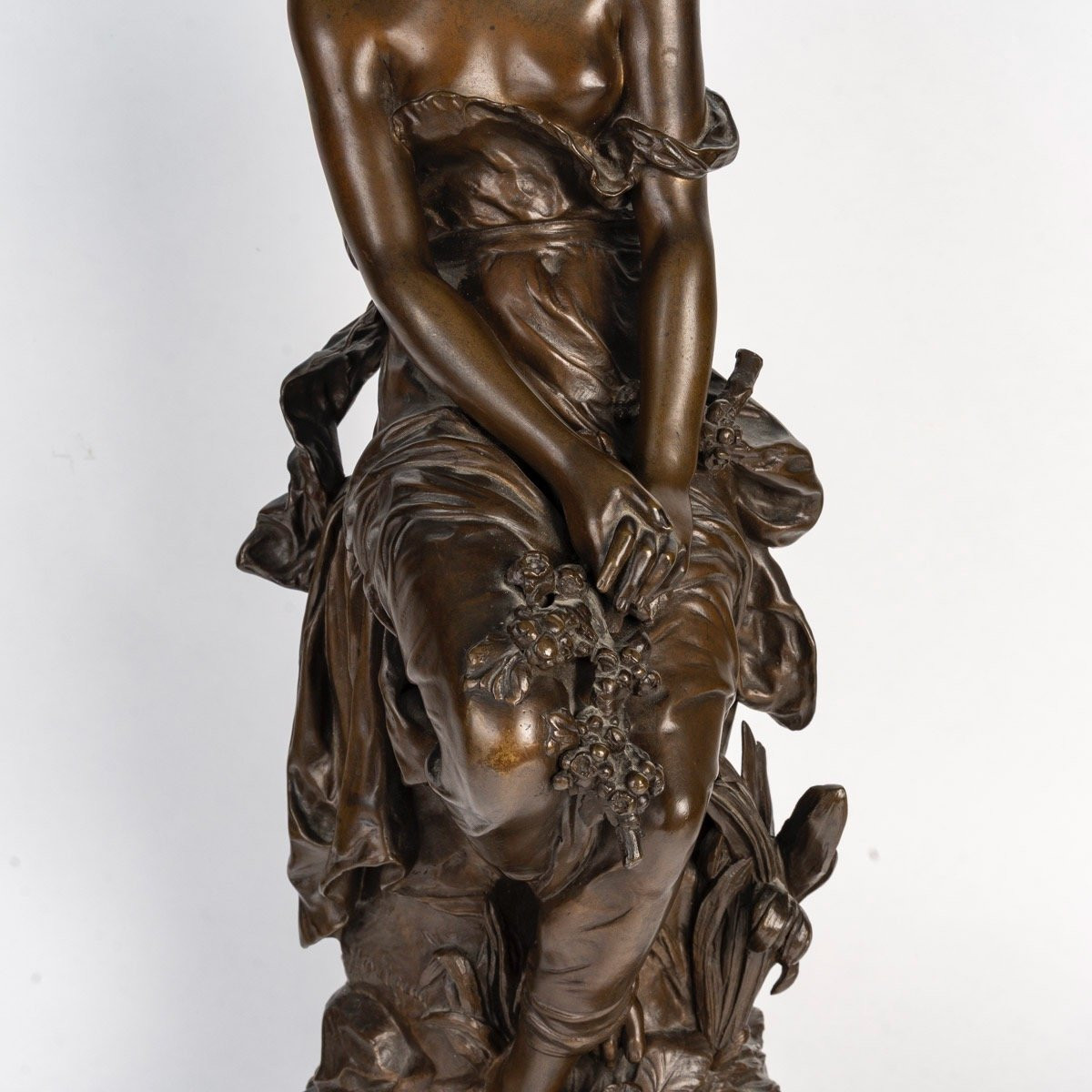 Le Rêve-the Dream, Hippolyte François Moreau (1832-1927),  French Figurative Bronze Sculpture -photo-6
