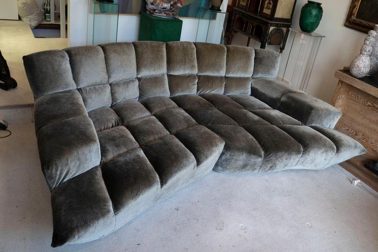 A Large Vintage Sofa And Matching Coffee Table "cloud 7" Bretz Edition, Circa 2000-photo-3
