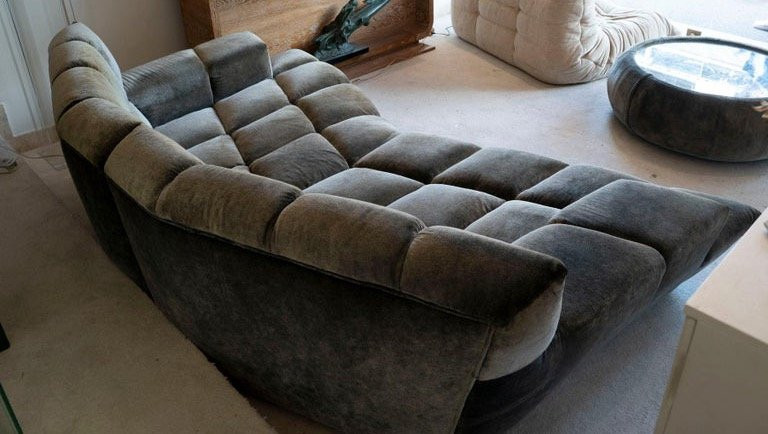 A Large Vintage Sofa And Matching Coffee Table "cloud 7" Bretz Edition, Circa 2000-photo-6