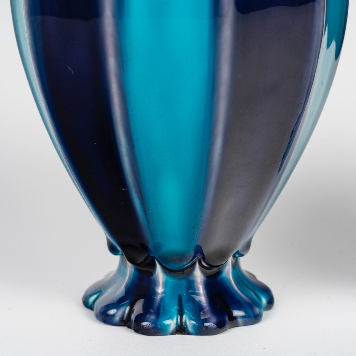 Théodore Deck (1823-1891) Paire de Vases en Faïence émaillée, circa 1875-photo-5