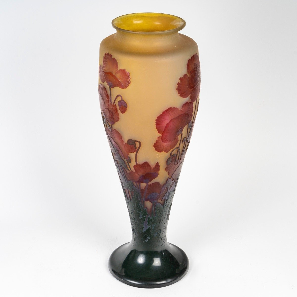 émile Gallé (1846-1904) Pavots Vase-photo-3