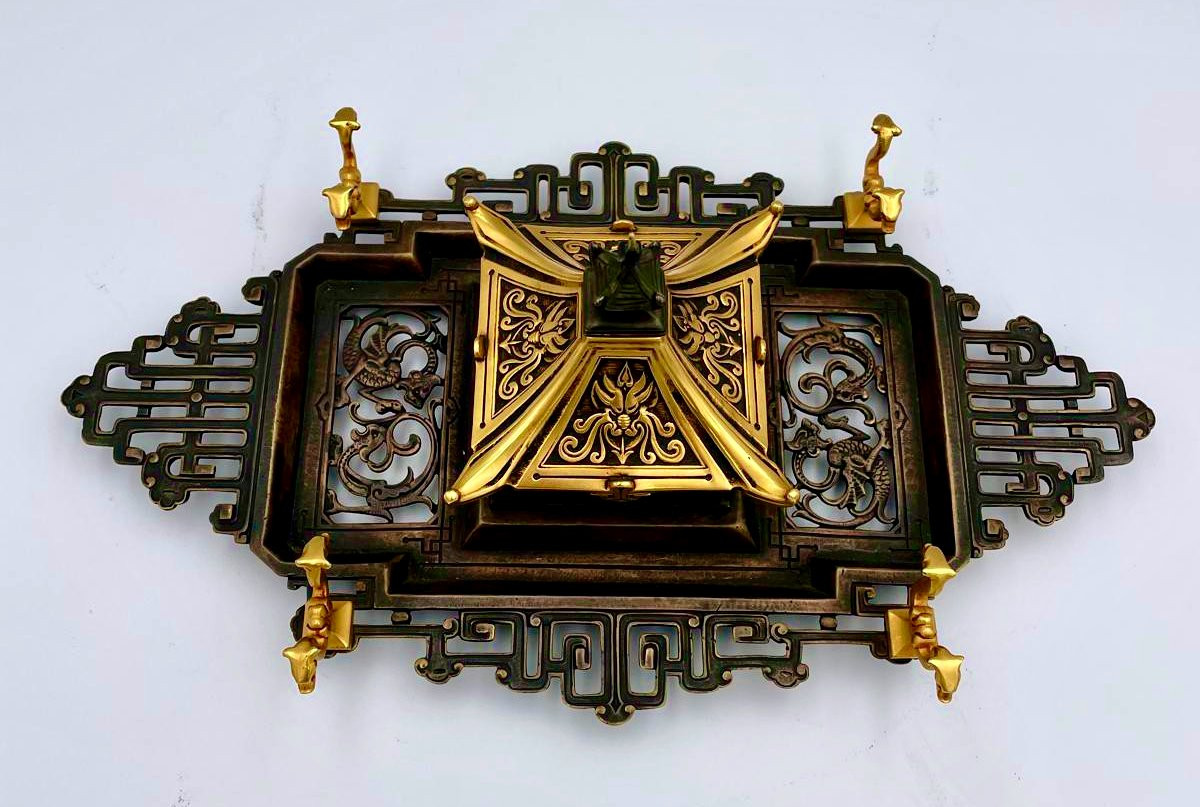 A 19th Century French “japonisme” Inkwell -photo-2
