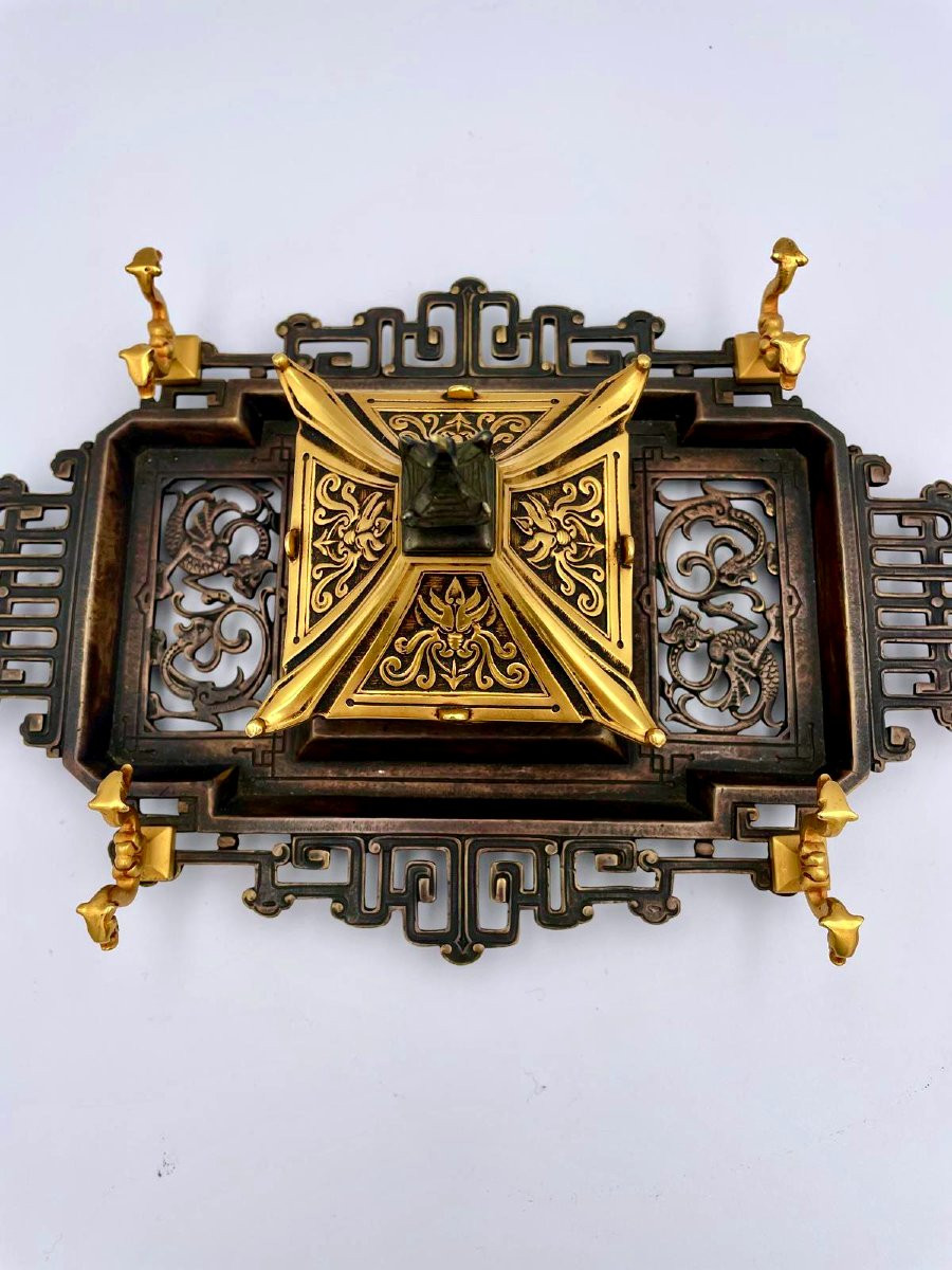 A 19th Century French “japonisme” Inkwell -photo-3
