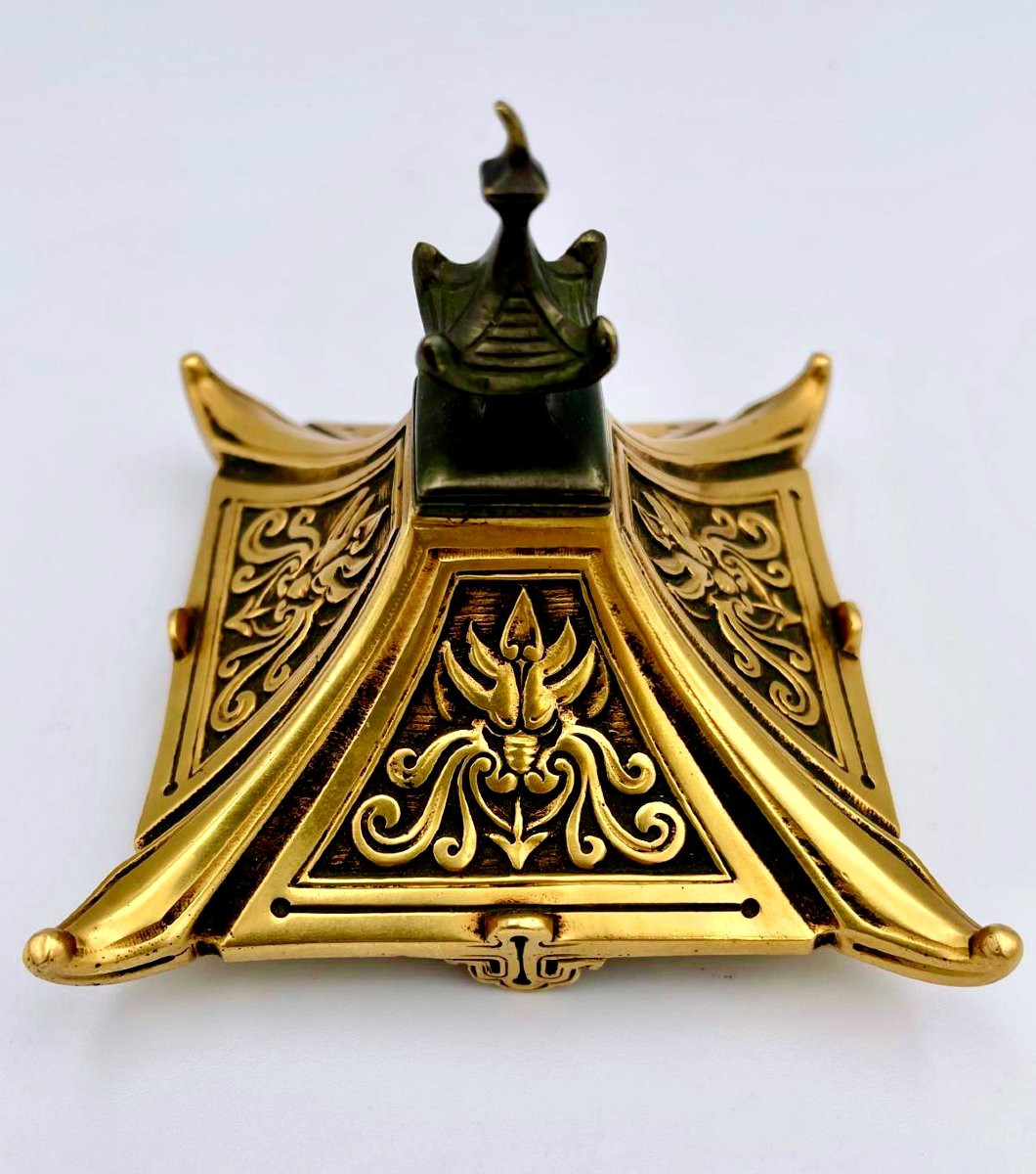 A 19th Century French “japonisme” Inkwell -photo-4