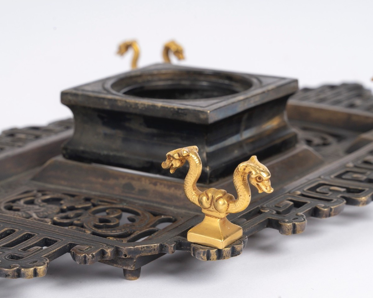 A 19th Century French “japonisme” Inkwell -photo-6
