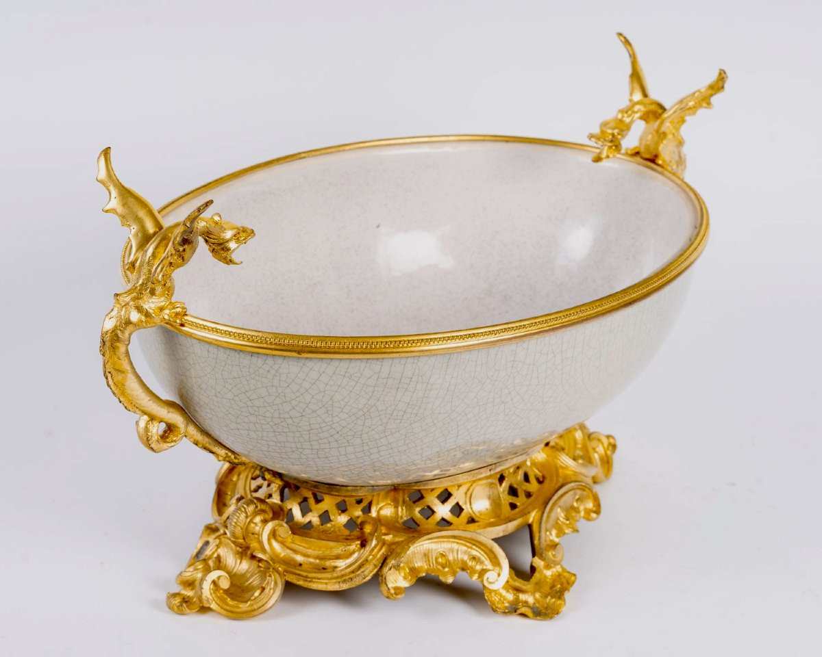 A 19th Century French Ormolu-mounted Centerpiece, Circa 1880-photo-2