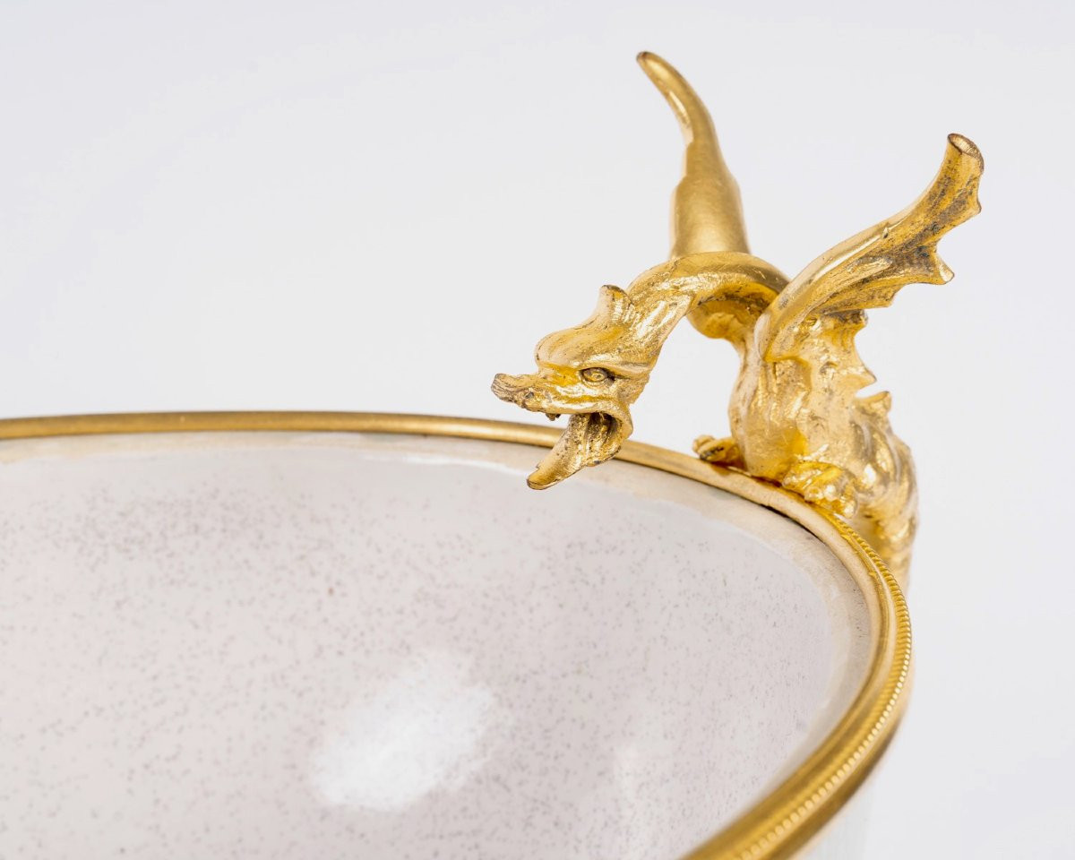 A 19th Century French Ormolu-mounted Centerpiece, Circa 1880-photo-3