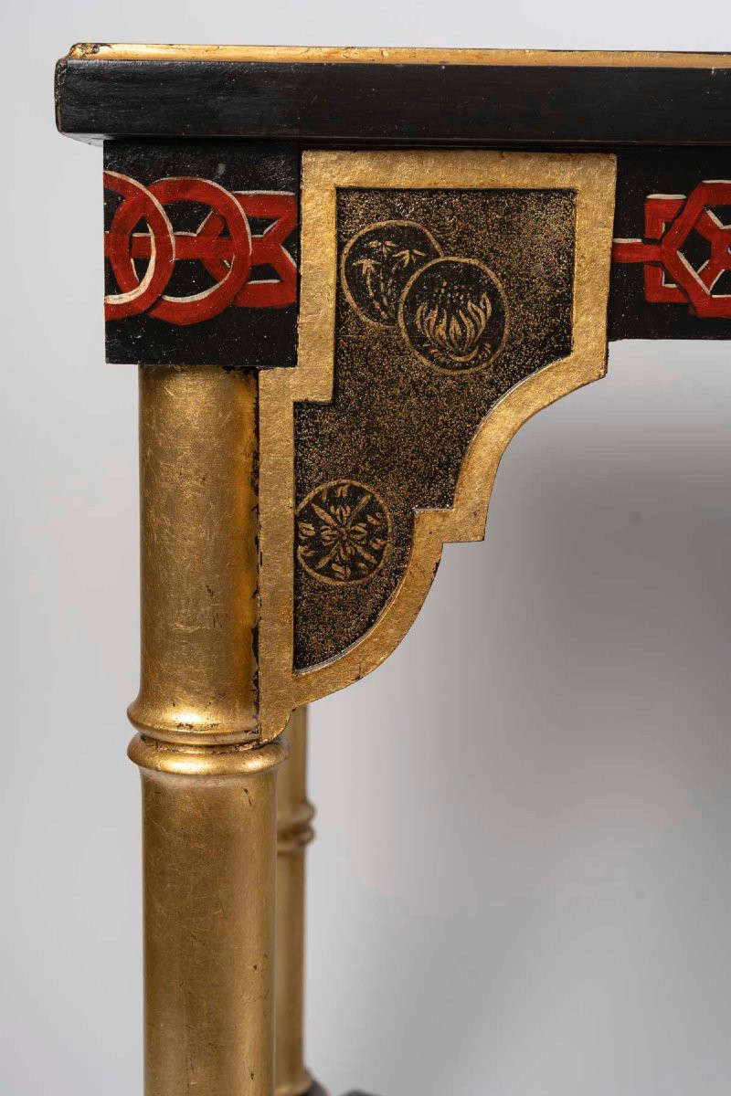 Rare Console Japonisante circa 1885-photo-1