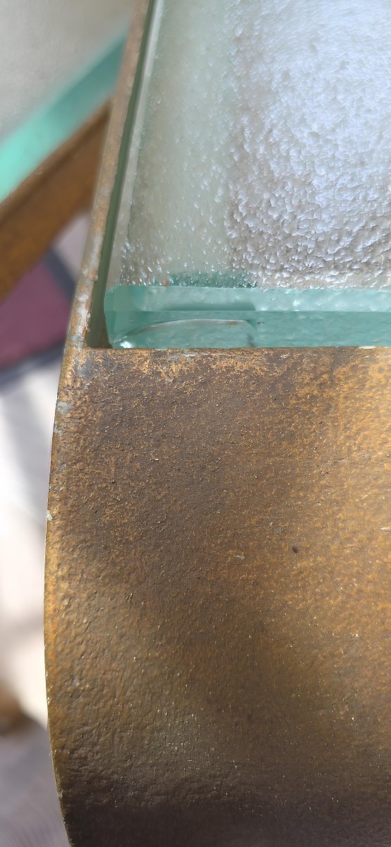 Sculptural Set Of Three Space Age Nesting Tables Glass By Saint-gobain France, Circa 1970-photo-5