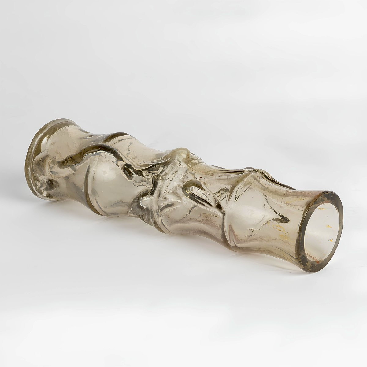 Art Nouveau Bamboo Vase, Signed E. Léveillé Paris, Circa 1900 - Provenance Cappa Collection-photo-4