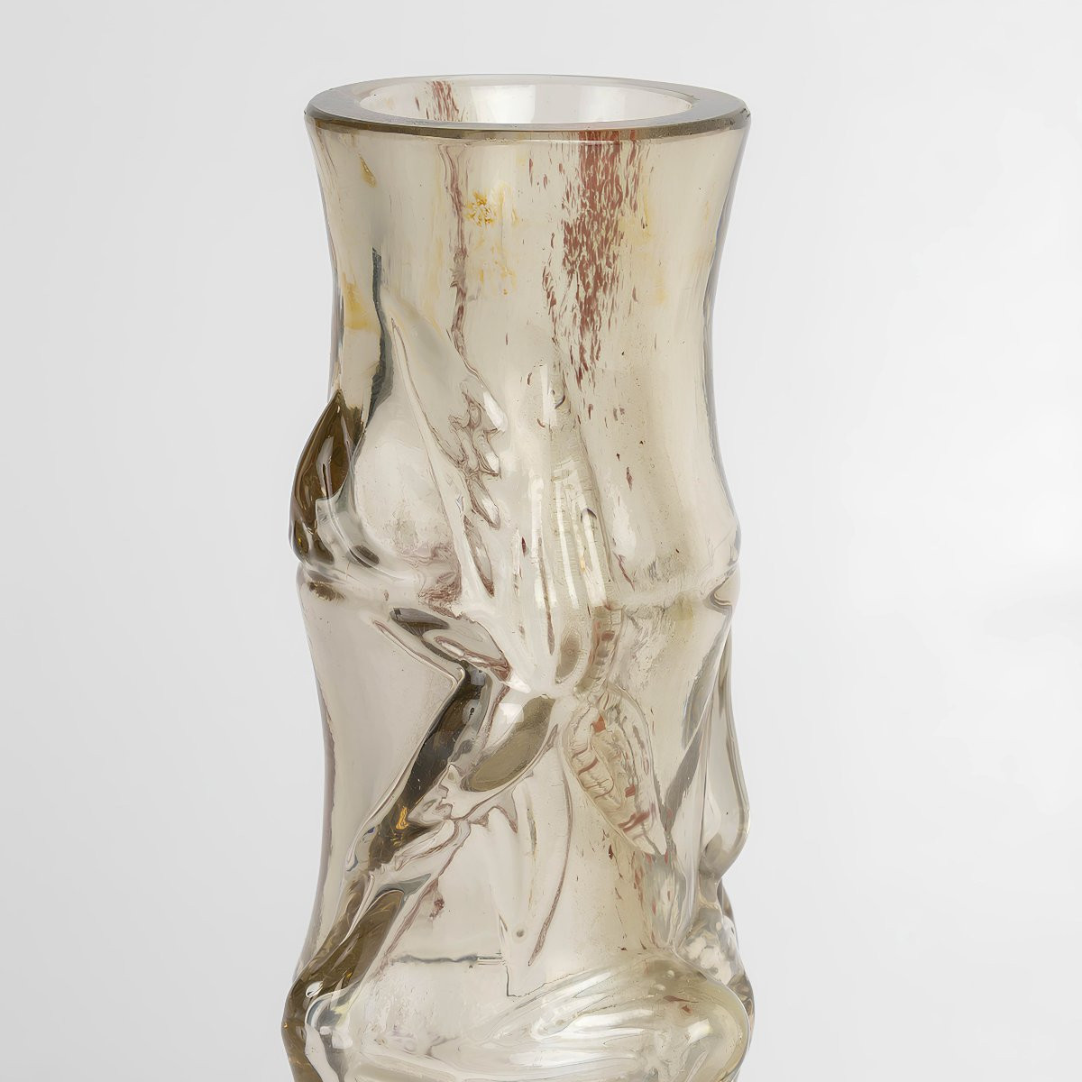 Art Nouveau Bamboo Vase, Signed E. Léveillé Paris, Circa 1900 - Provenance Cappa Collection-photo-1
