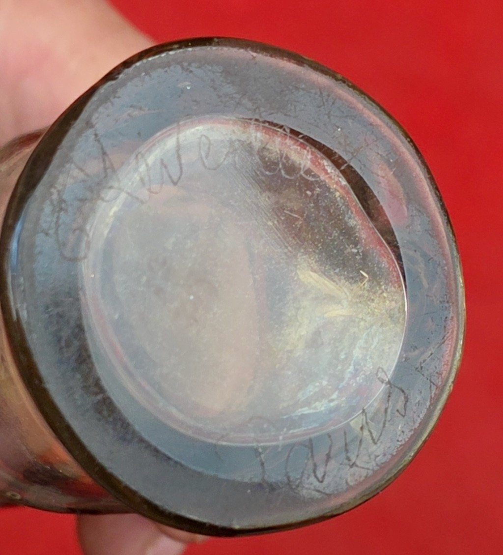 Art Nouveau Bamboo Vase, Signed E. Léveillé Paris, Circa 1900 - Provenance Cappa Collection-photo-4