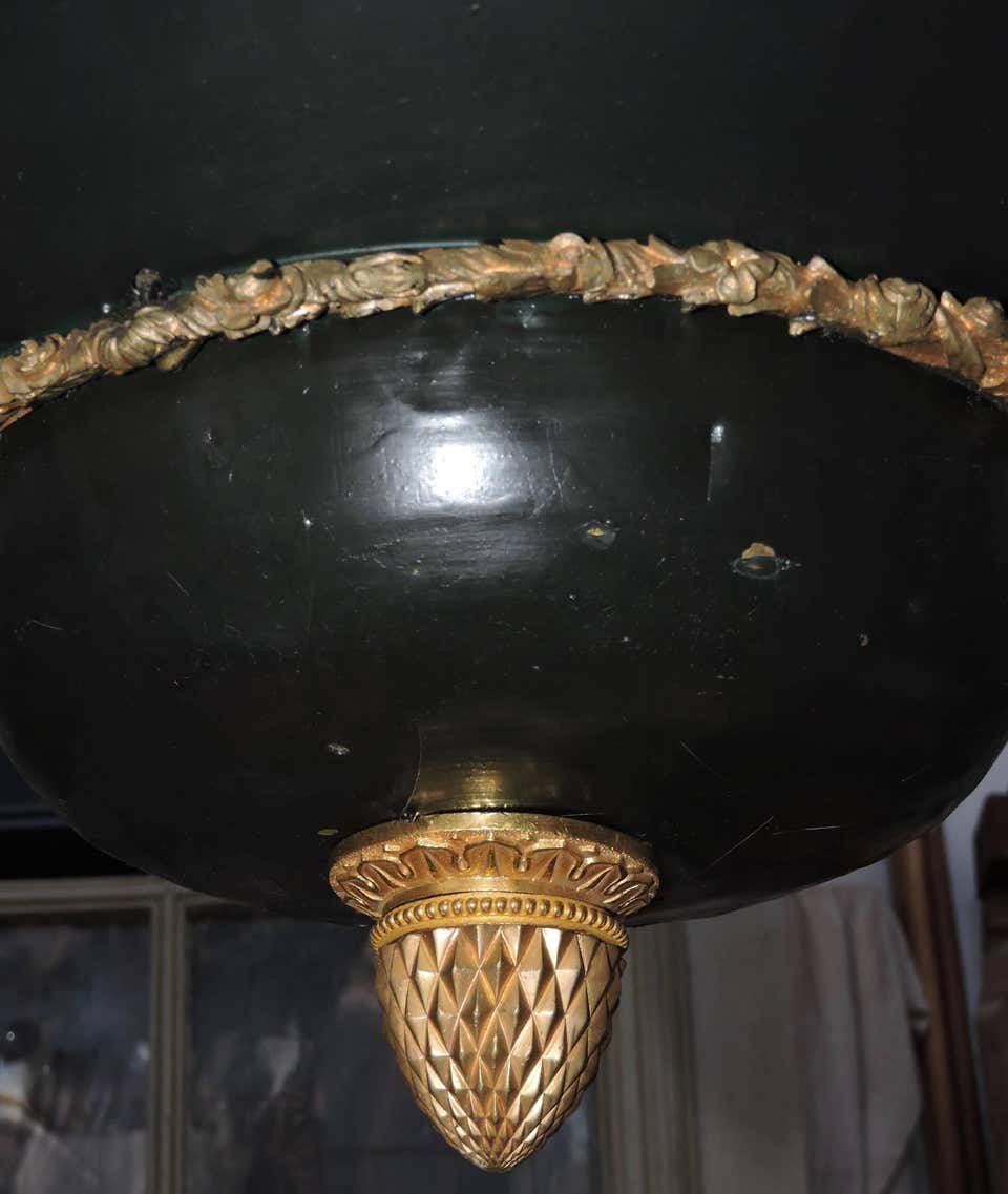 Empire Style Gilt Bronze Chandelier Restoration Period Circa 1820-1830-photo-2