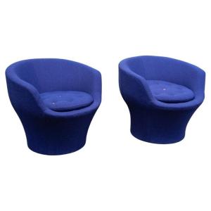 Pierre Guariche (1926-1995) Pair Of Vintage Armchairs For Meurop, 1960s