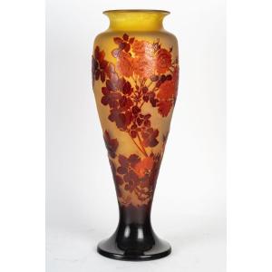 émile Gallé (1846-1904)  Roses Vase, Circa 1910